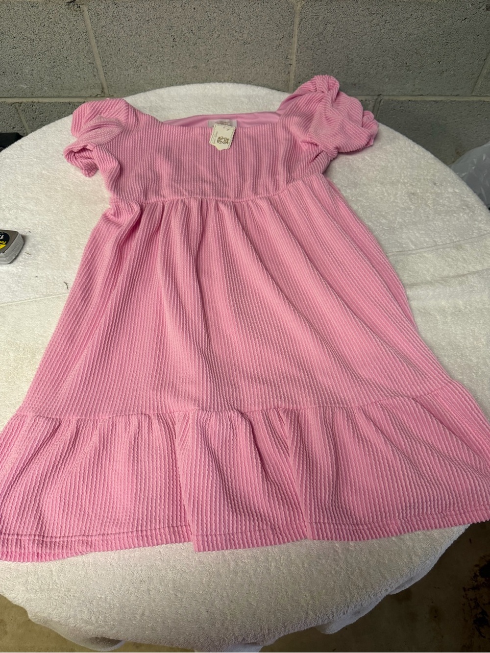 NWT simply southern smocked empire waist dress size  large in pink